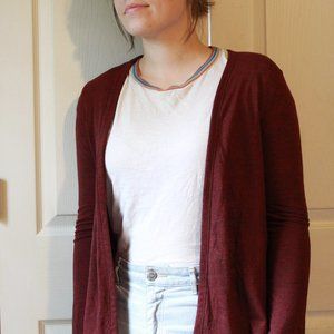 Old Navy red cardigan sweater, women's S